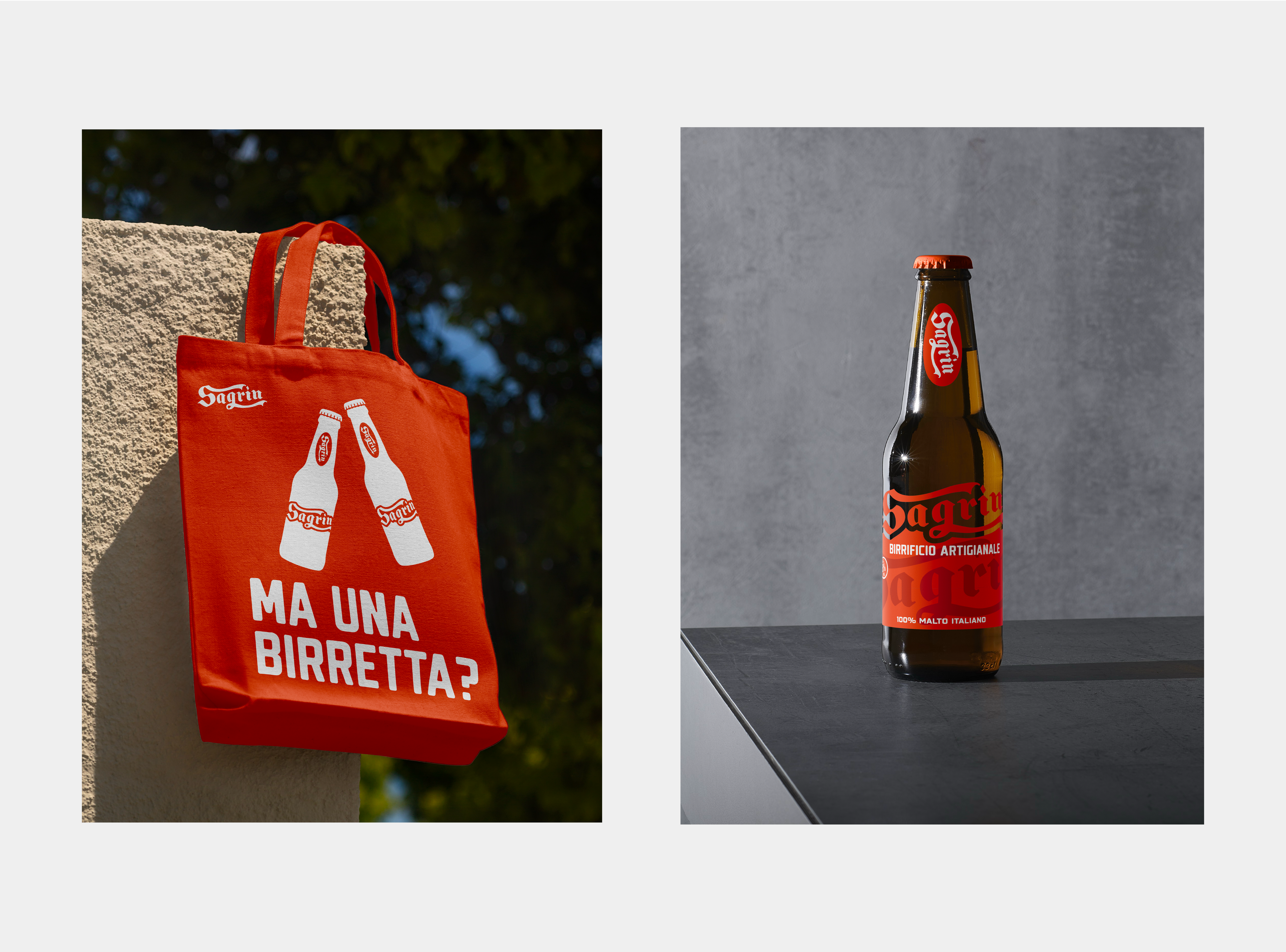 Palette e materiali del progetto Sagrin